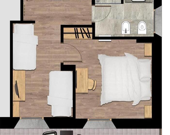 ファミリールーム, Sant Orso Mountain Lodge & Spa