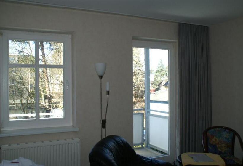 带阳台的标准单人间, Strandpavillon