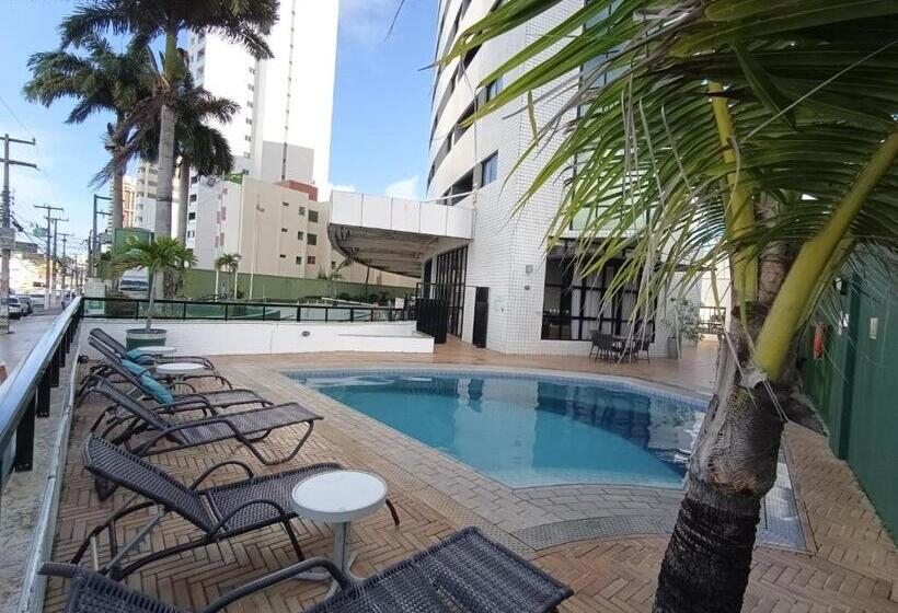 침실 1개 아파트, Natal Plaza Requinte, Conforto E Vista Para O Mar