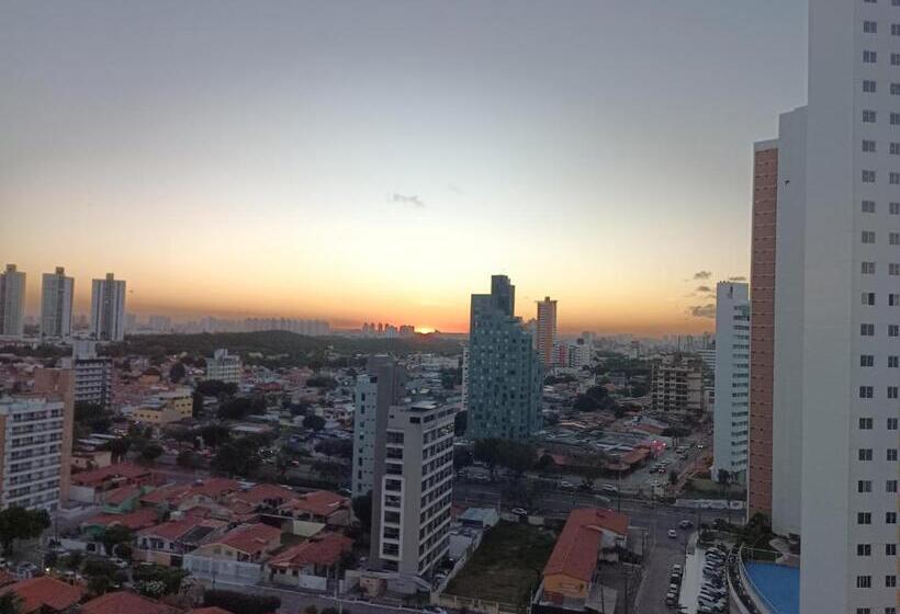 آپارتمان 1 خوابه, Natal Plaza Requinte, Conforto E Vista Para O Mar