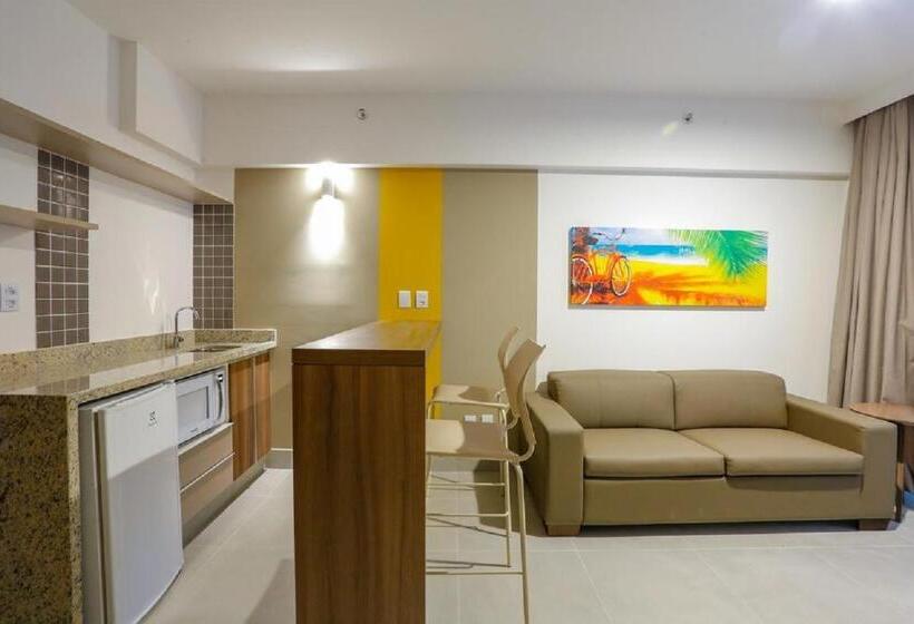 آپارتمان 1 خوابه با چشمانداز استخر, Opr Resort Em Olimpia Frente Piscina