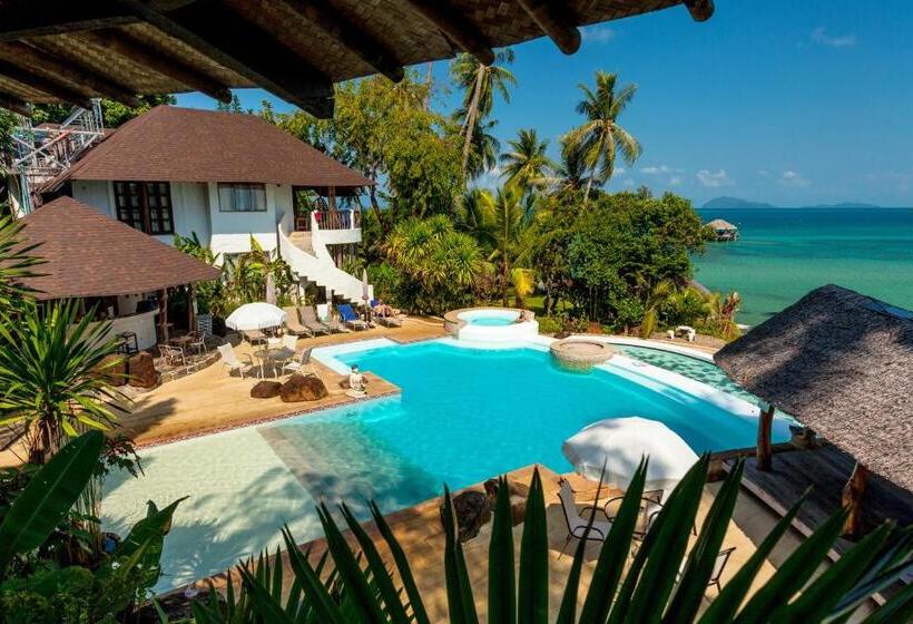 豪华海景房带阳台, Koh Mak Cococape Resort