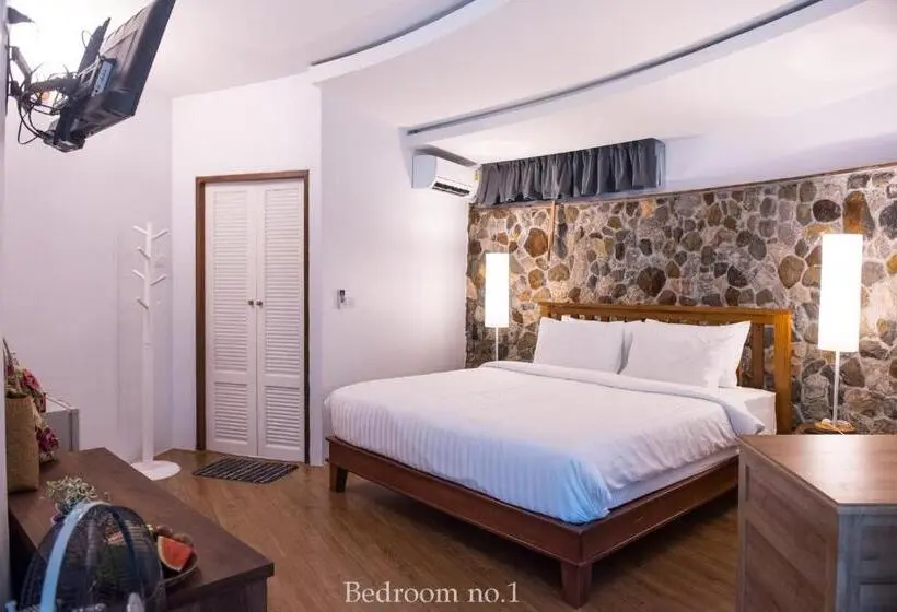 Villa 3 Makuuhuonetta, Koh Mak Cococape Resort