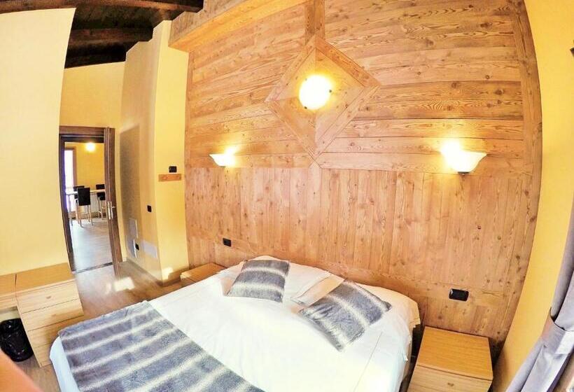 标准间带山景, Chalet Alpina Hotel & Apartments