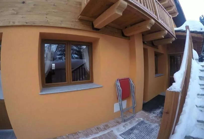 آپارتمان 1 خوابه با چشمانداز باغ, Chalet Alpina Hotel & Apartments