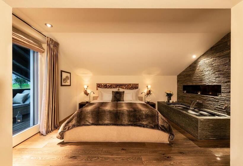 جناح جونيور مزوَّد بشرفة, La Val Hotel & Spa