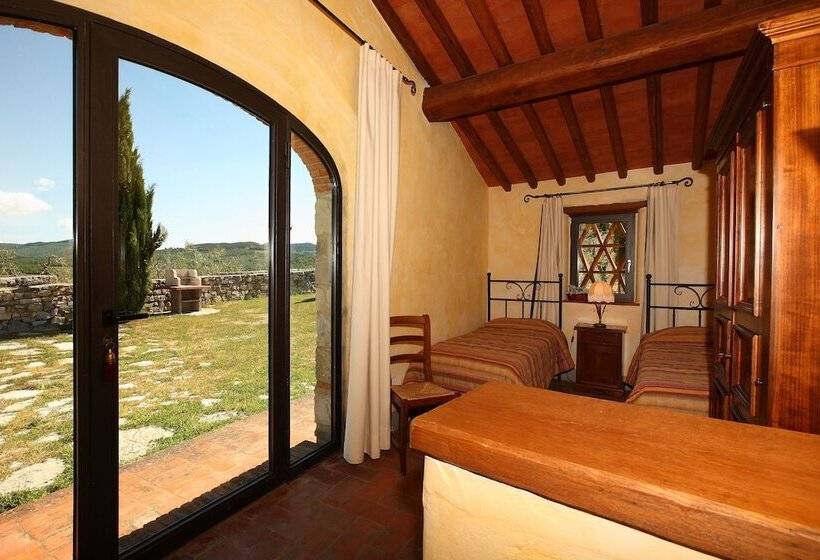 וילה בת 3 חדרי שינה, Castello Di Meleto