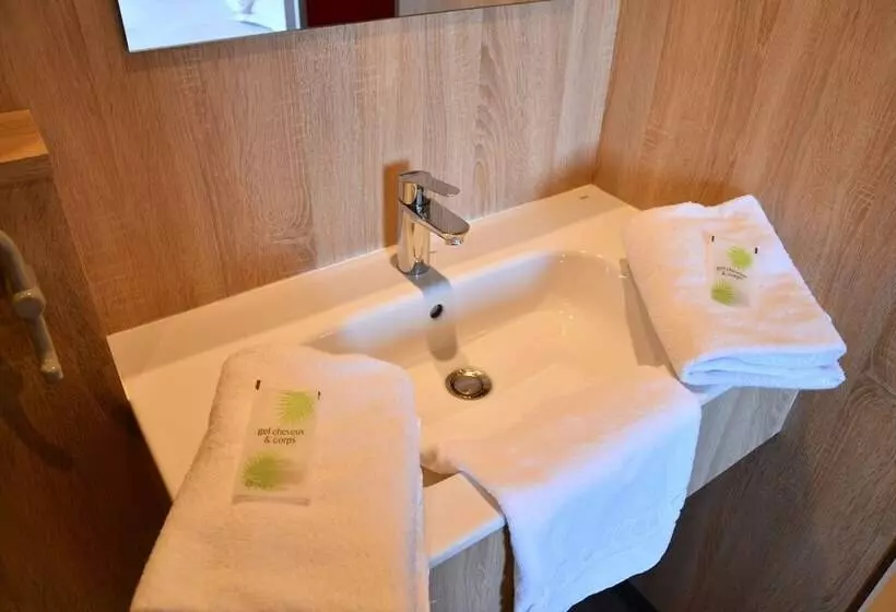 スタンダードシングルルーム, The Originals Access Aéroport, Hôtel Aurillac