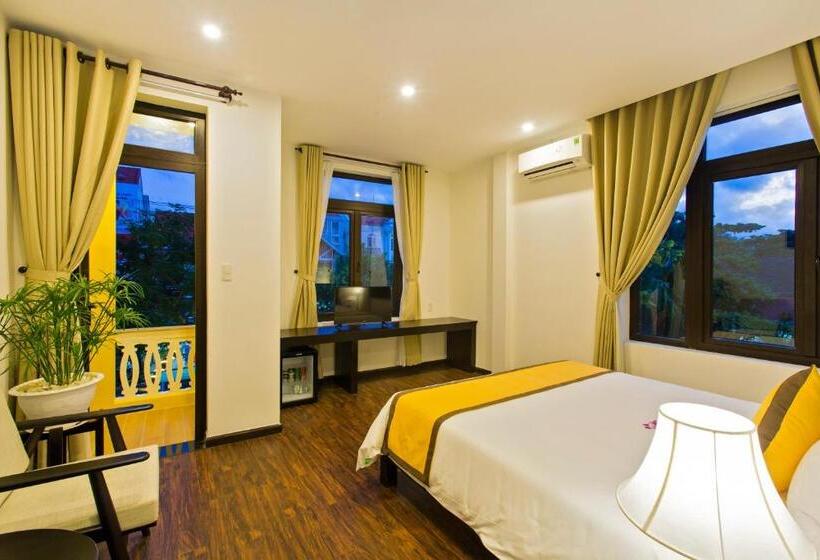 带阳台的豪华间, Hoi An Hai Au Boutique