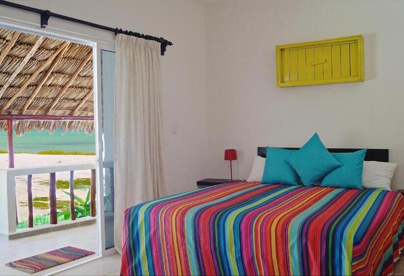 带海景的标准房, Puerto Holbox Beach Front