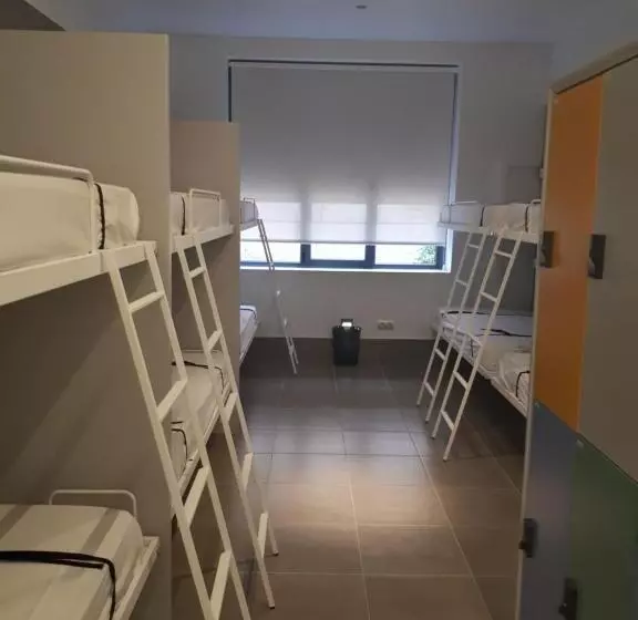 تختخواب در اتاق مشترک, The Book Factory Hostel