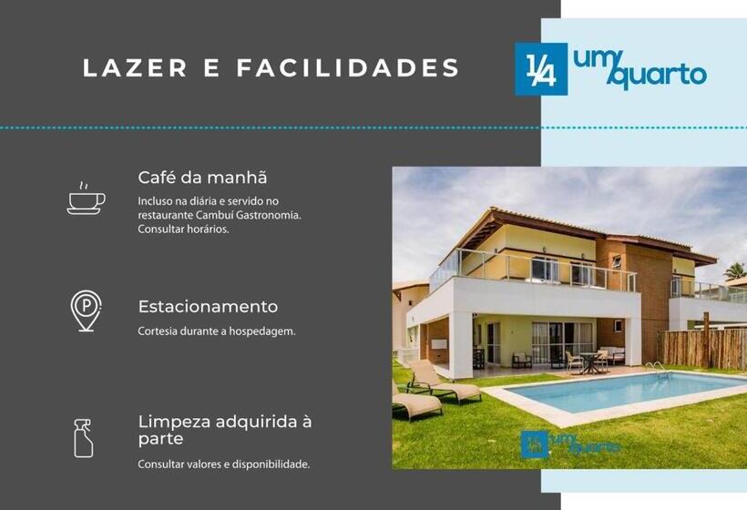 Villa 1 Yatak Odalı ve Yüzme Havuzlu, Ponta De Inhambupe Residences