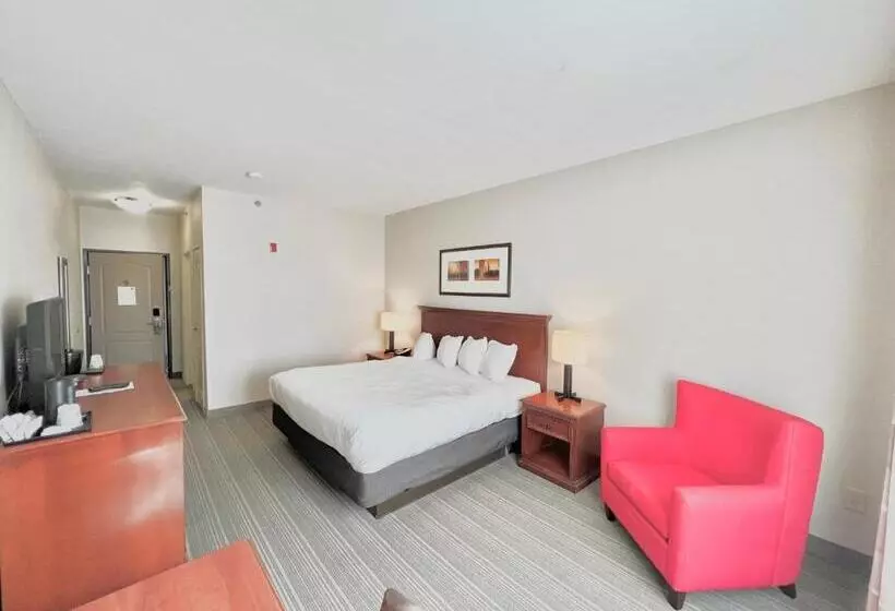 身障者適用キングサイズベッドルーム, Country Inn & Suites By Radisson, Emporia, Va
