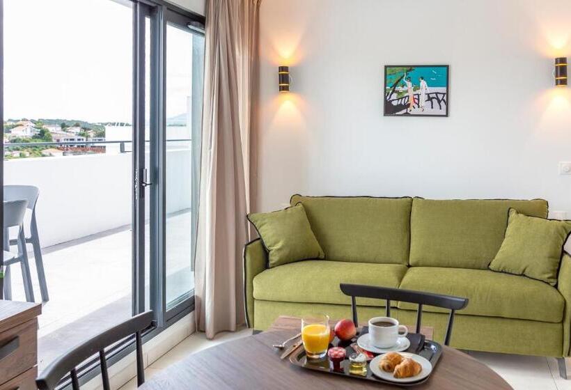 חדר סטודיו סטנדרד, Nemea Appart Hotel Les Hauts De Milady Biarritz