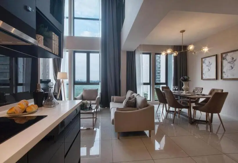 １ベッドルームドゥプレックスアパートメント, The Elysia Suites