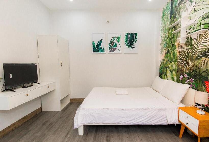 اتاق استاندارد با چشم‌انداز باغ, Tùng Homestay