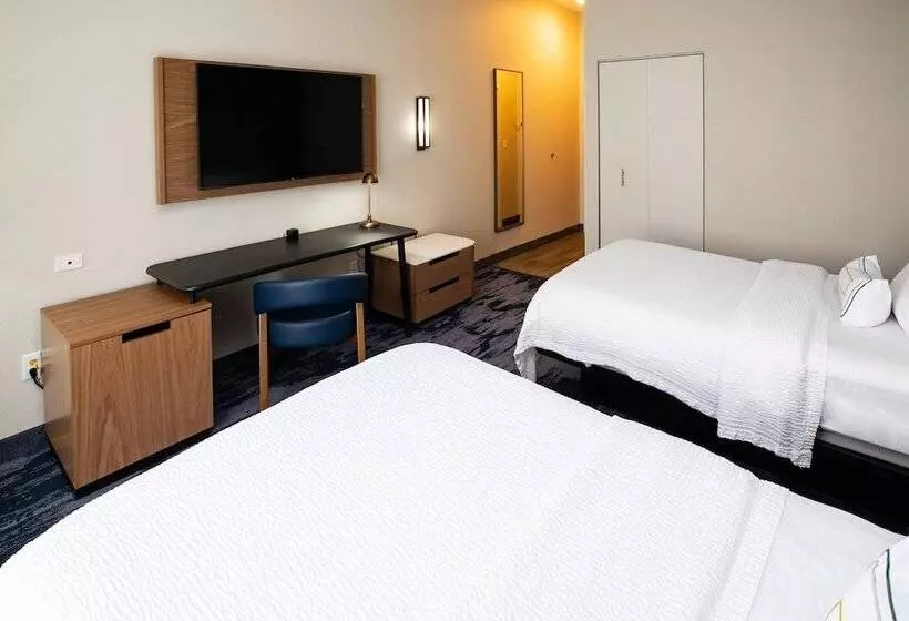 ２ダブルベッドのスタンダードルーム, Fairfield Inn & Suites By Marriott Elizabethtown