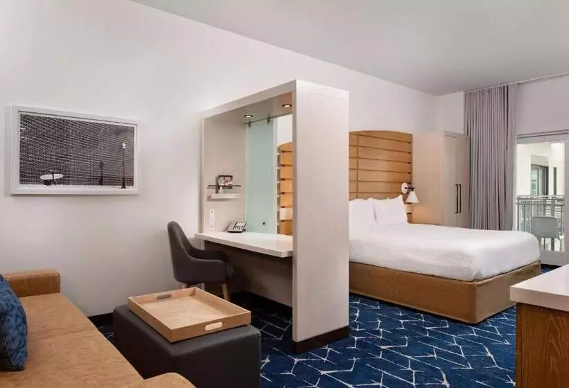 バルコニー付きスタンダードステューディオ, Springhill Suites By Marriott Oceanside Beach