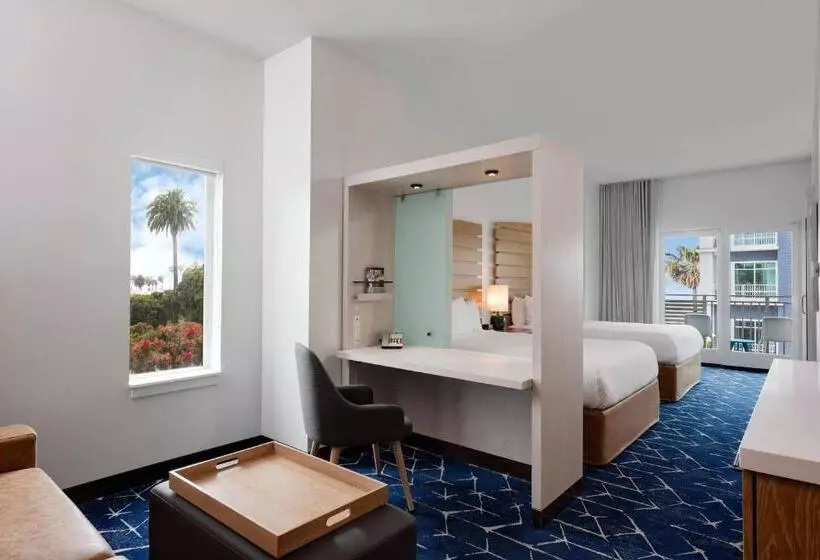 サイドオーシャンビュースタンダードルーム, Springhill Suites By Marriott Oceanside Beach
