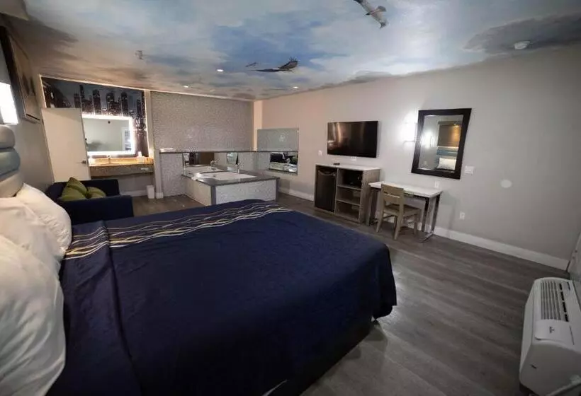 Standard-huone King-vuode, Mid City Inn & Suites Pico Rivera