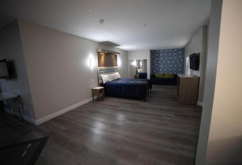 جناح مزود بجاكوزى, Mid City Inn & Suites Pico Rivera