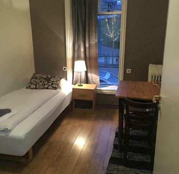 اتاق استاندارد یک تخته با سرویس بهداشتی مشترک, Downtown Guesthouse Reykjavik