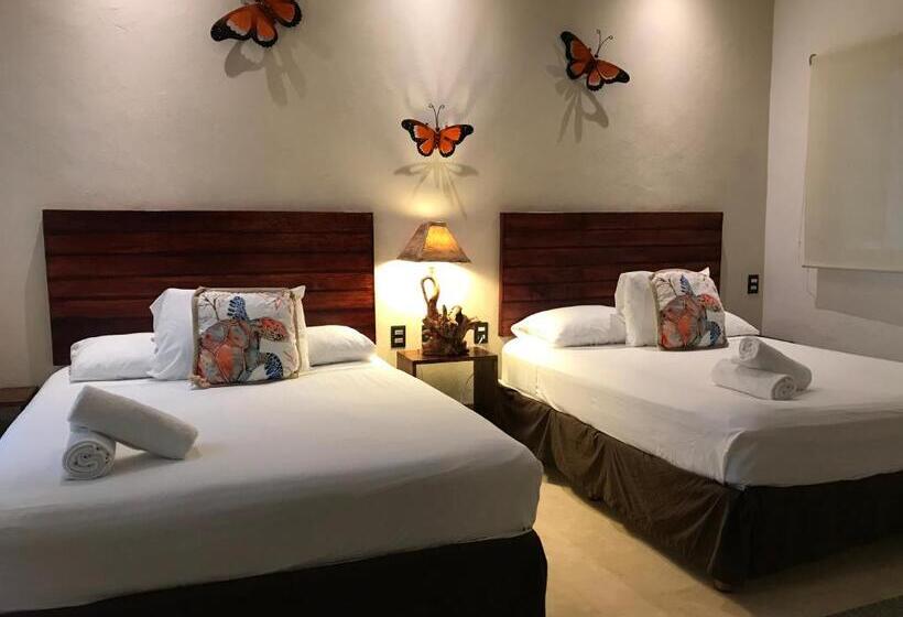 דירת חדר בקומת קרקע, Villas Palmar Holbox