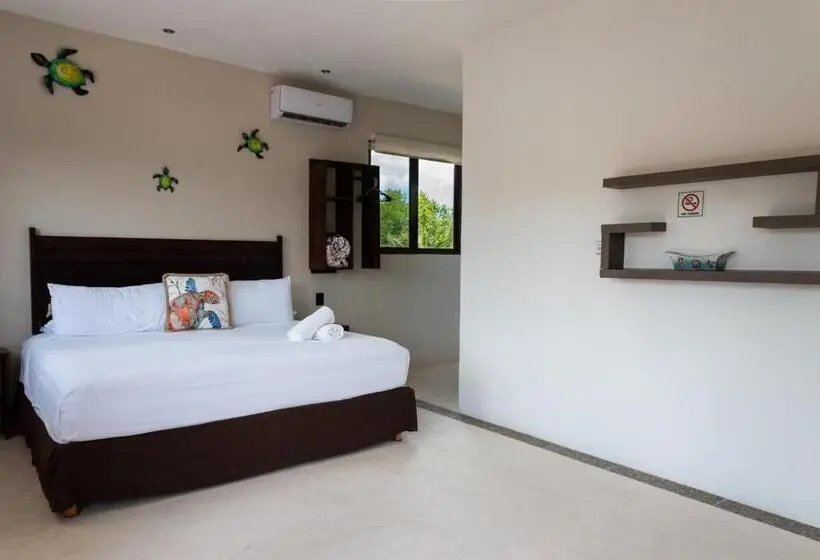 اتاق استاندارد با تخت بزرگ, Villas Palmar Holbox