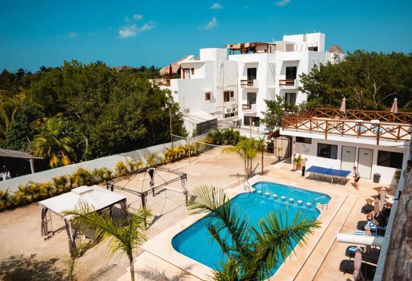 חדר סטנדרט שתי מיטות זוגיות, Villas Palmar Holbox