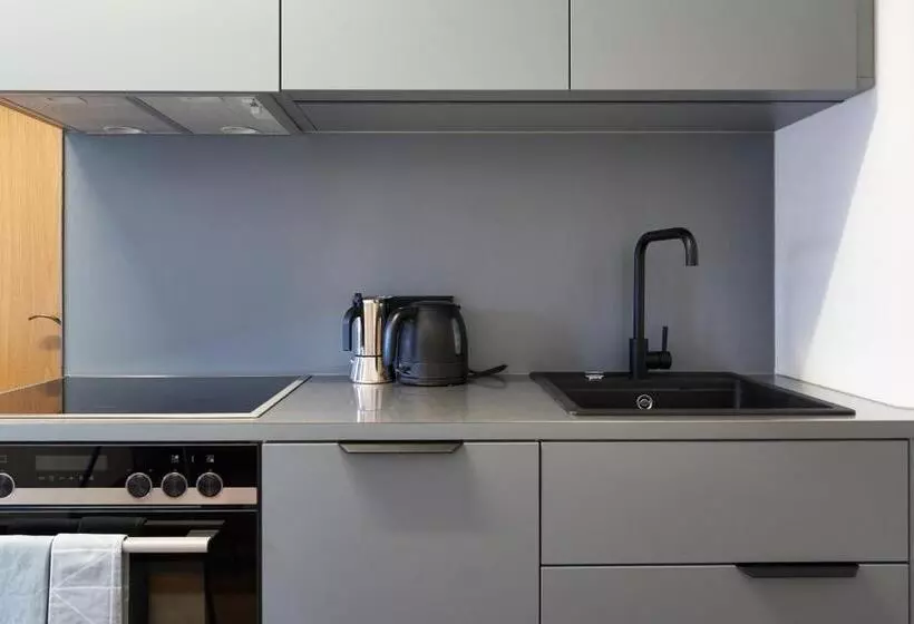バルコニー付き1ベッドルームアパートメント, Design Apartments & Zimmer Zugspitze