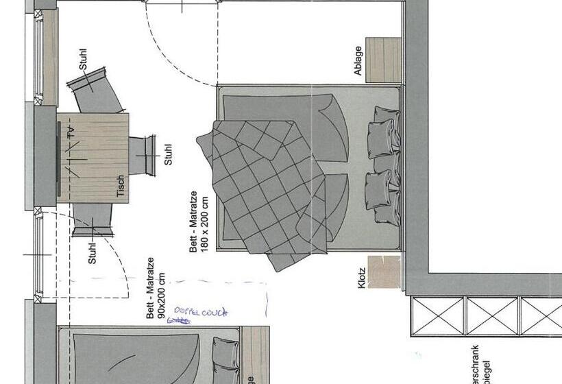 غرفة عائلية, Aschauer Hof Z Fritzn