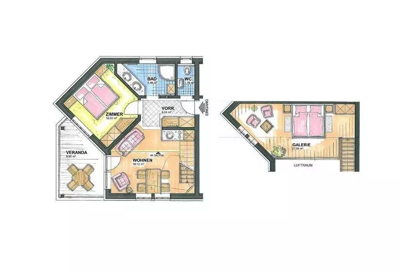 １ベッドルームインサイドアパートメント, Feelfree Nature Resort