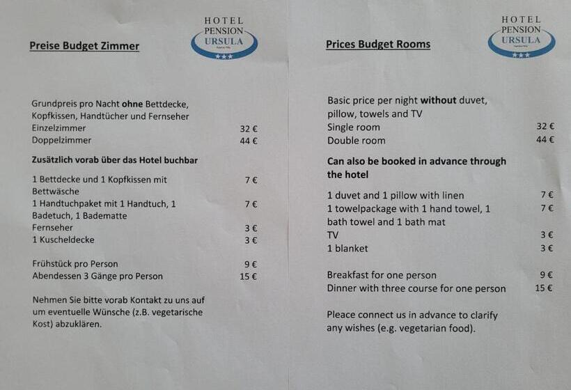 经济房, Pension Ursula