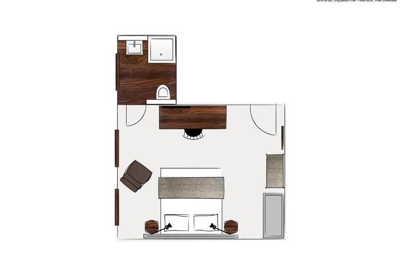 اتاق استاندارد با چشمانداز دریا, Villa Breeksee