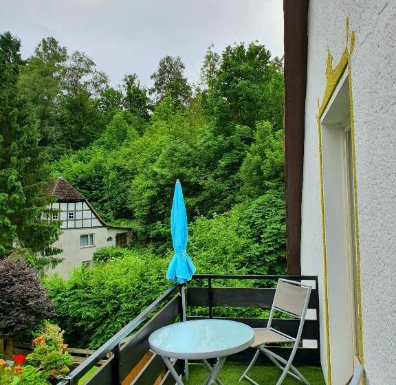 带阳台的豪华间, Pension Waldschloß