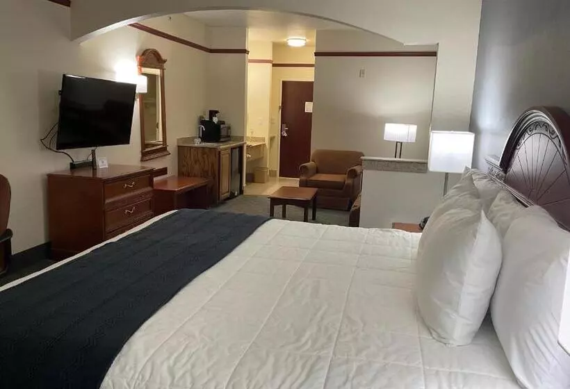 キングサイズベッドのスイートルーム, Budget Host Inn And Suites Cameron