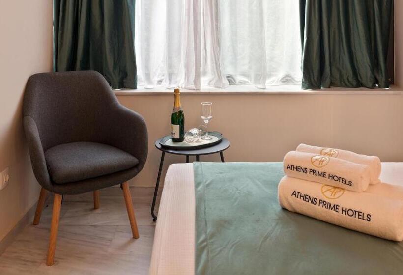 اتاق سوپریور با چشم‌انداز شهر, Trendy Hotel By Athens Prime Hotels