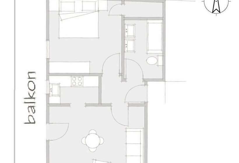 침실 1개 아파트, Haus Jägerfleck