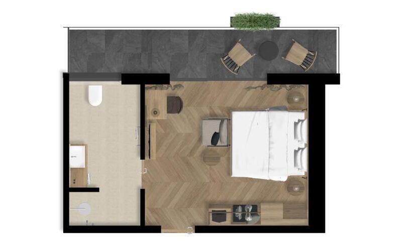 标准间带阳台, Hilburger