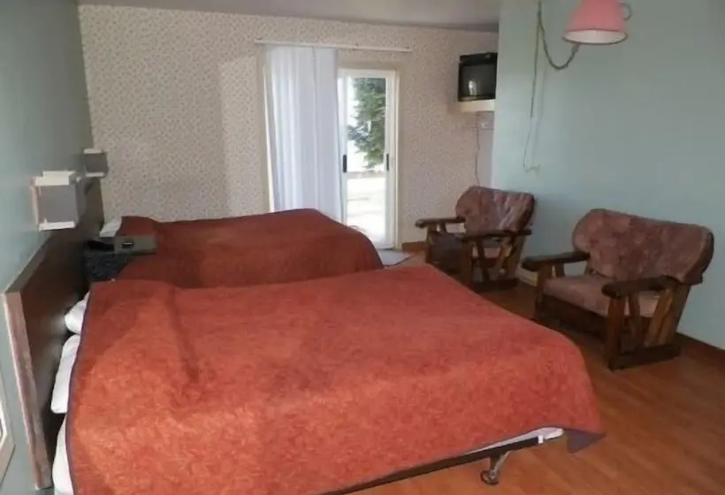 2ダブルベッドのスタンダードルーム, Baybreeze Restaurant And Motel