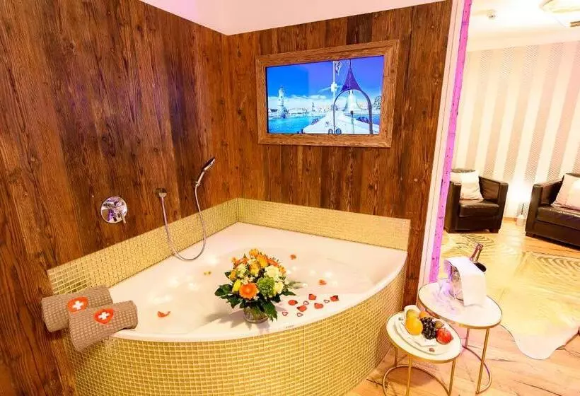 テラス付きジュニアスイート, Yachthotel Helvetia Spa  Und Wellnessdomizil