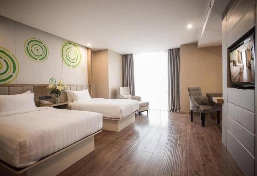 Семейный Номер, Greentree Inn Jiangsu Taizhou Dongfeng Road Express