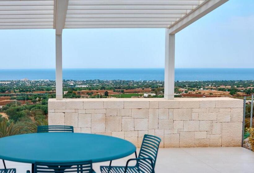 高级套房带海景, Montegrottone Resort & Spa