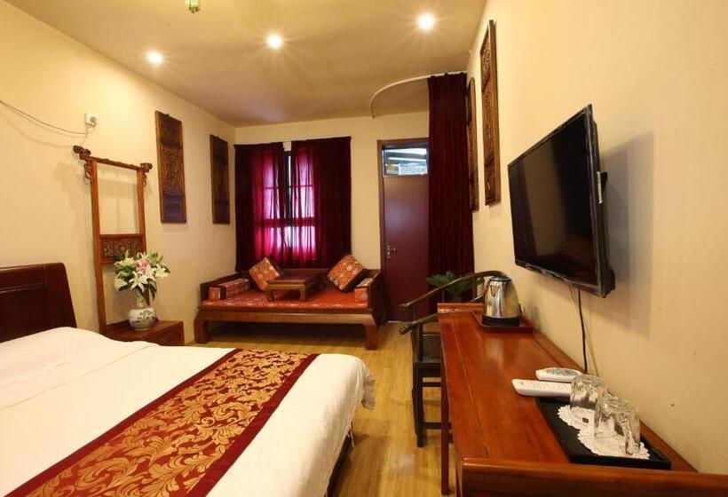 اتاق لوکس با تخت بزرگ, Beijing Yue Bin Ge Courtyard