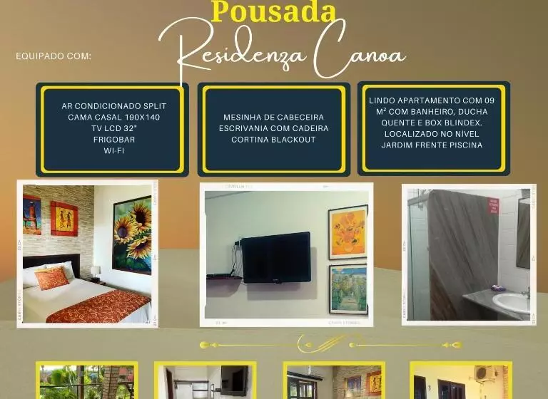 プールの見える1ベッドルームアパートメント, Residenza Canoa