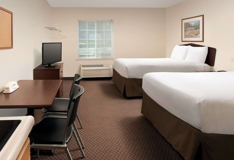 غرفه قياسيه سريرين مزدوجين, Woodspring Suites Kansas City Mission