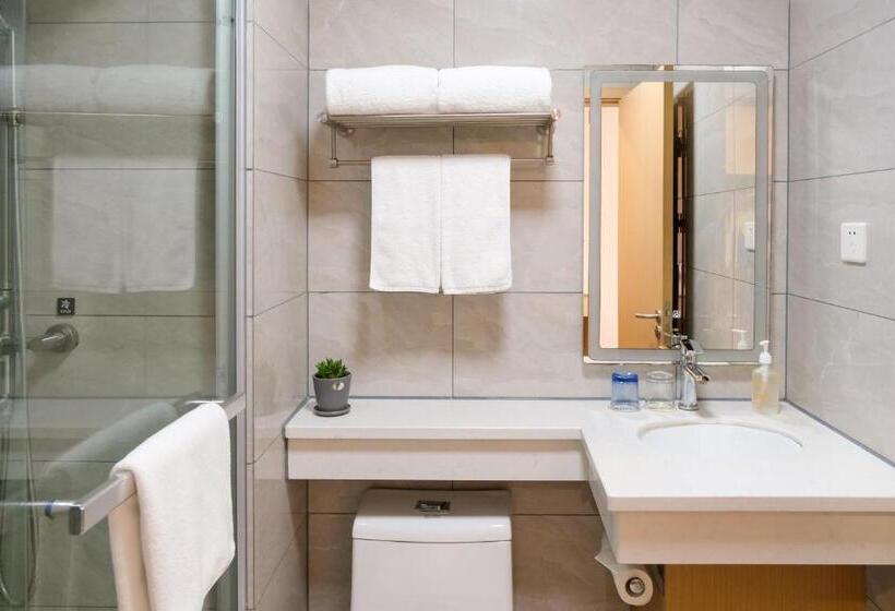 디럭스 룸, Shanghai Joyful Yard Hotel Free Shuttle Bus From Pudong Airport And Disneylan