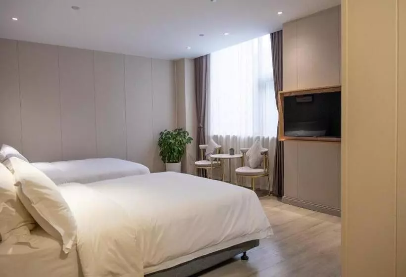اتاق خانوادگی, Shanghai Joyful Yard Hotel Free Shuttle Bus From Pudong Airport And Disneylan