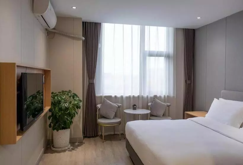 اتاق استاندارد, Shanghai Joyful Yard Hotel Free Shuttle Bus From Pudong Airport And Disneylan