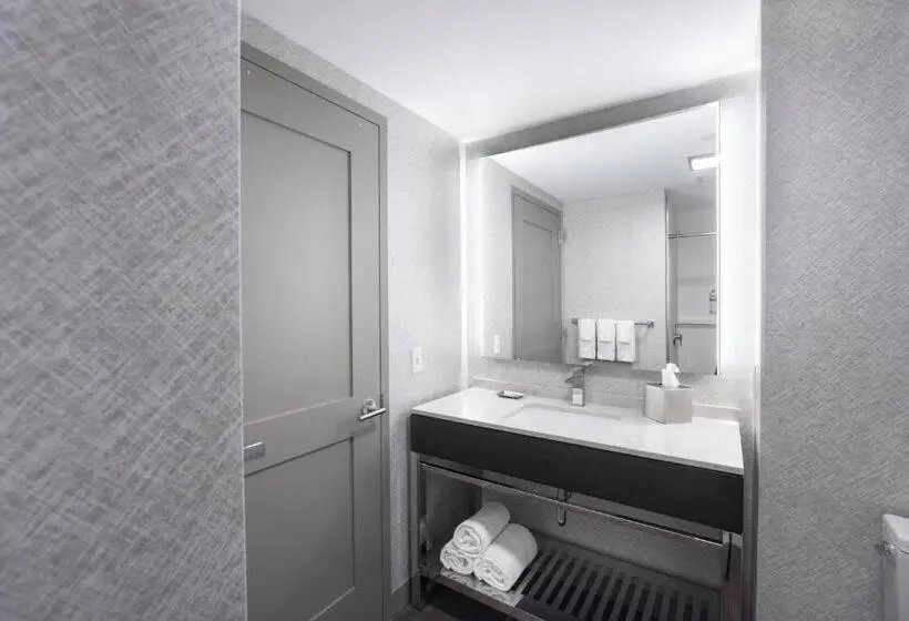 キングサイズベッドのスタンダードルーム, Fairfield Inn & Suites By Marriott Boston Logan Airport/chelsea